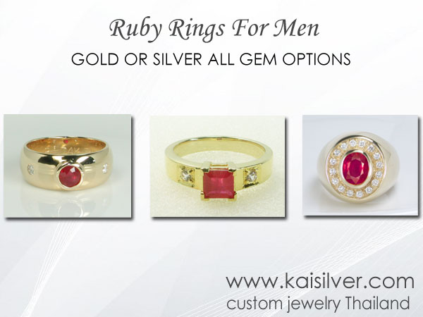 rings from thailand gemstone ruby